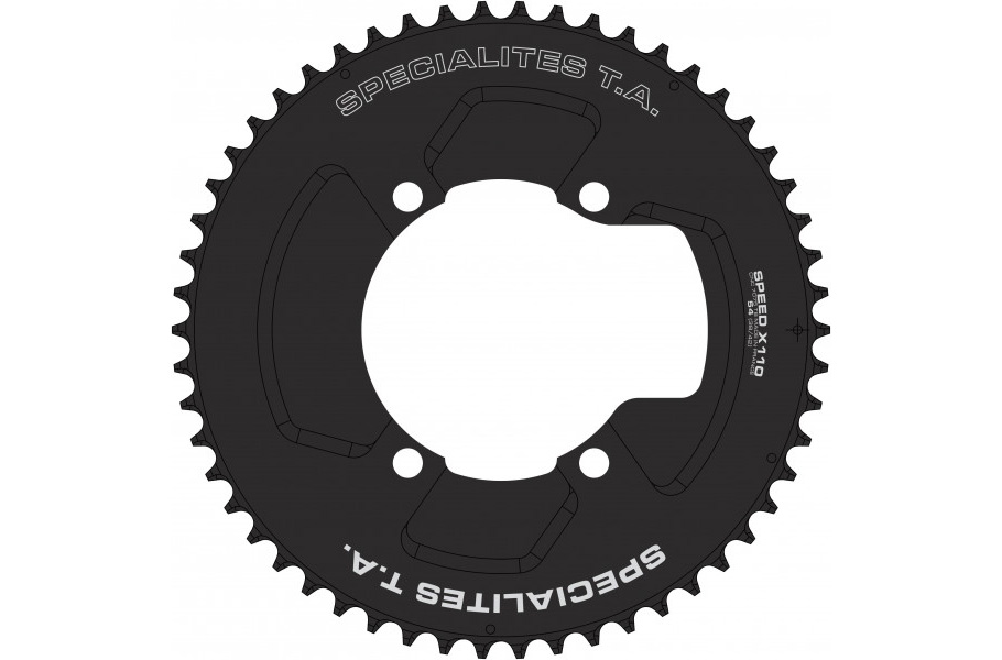 SPECIALITES TA CHAINRING SPEED 2-X110 (11S) PITCH 110 OUTER BLACK (ULT ...